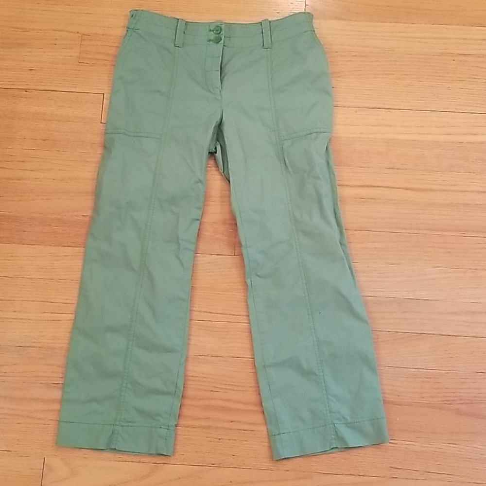 Talbots Size 0 Petite Green Pants